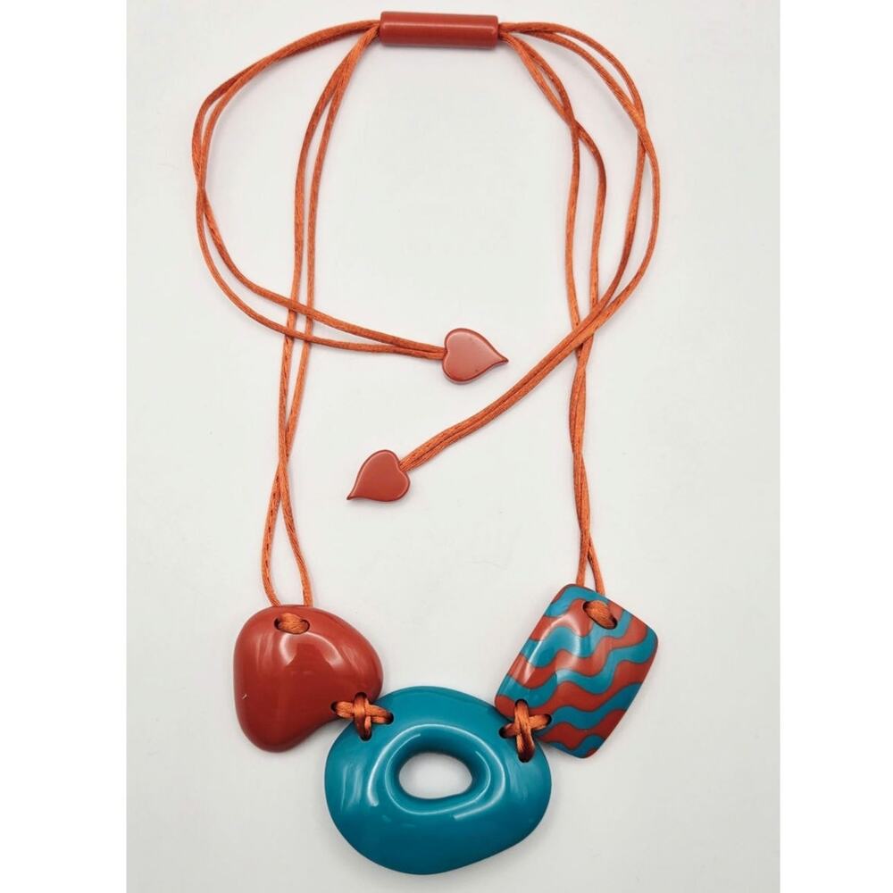 Zsiska 60'S Inspired Retro Ladies Necklace Adjustable Pre Loved